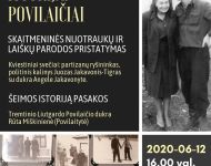 Jurbarko viešojoje bibliotekoje – Inos ir Liutgardo Povilaičių tremties nuotraukų, laiškų parodos atidarymas